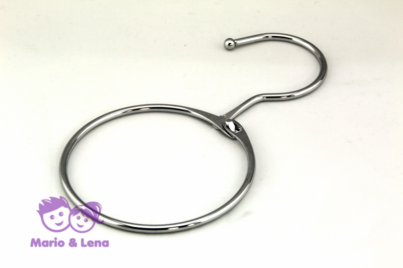 Ring with hook Steel