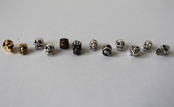Skull Bead Metall