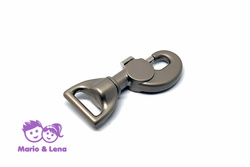 Aluminium Circle Snap 15mm 5/8 satined