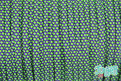 CUSTOM CUT Type III 550 Cord in color ACID PURPLE & NEON...