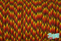 Meterware Type III 550 Cord, Farbe FIREBALL