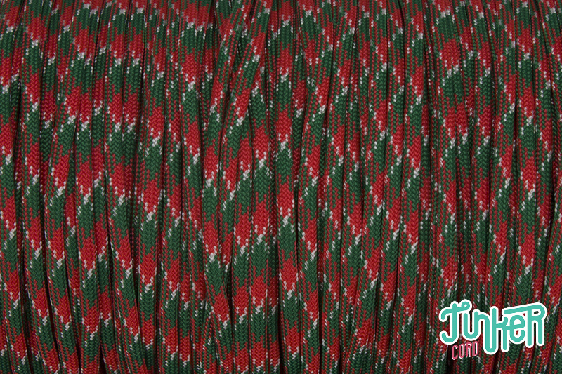 150 Meter Rolle Type III 550 Cord, Farbe HOLLY JOLLY
