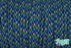 Meterware Type III 550 Cord, Farbe PEACOCK