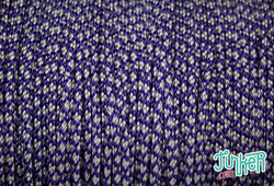 CUSTOM CUT Type I Cord in color ACID PURPLE & SILVER GREY...