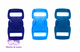 Bracelet Buckle Blue 10mm