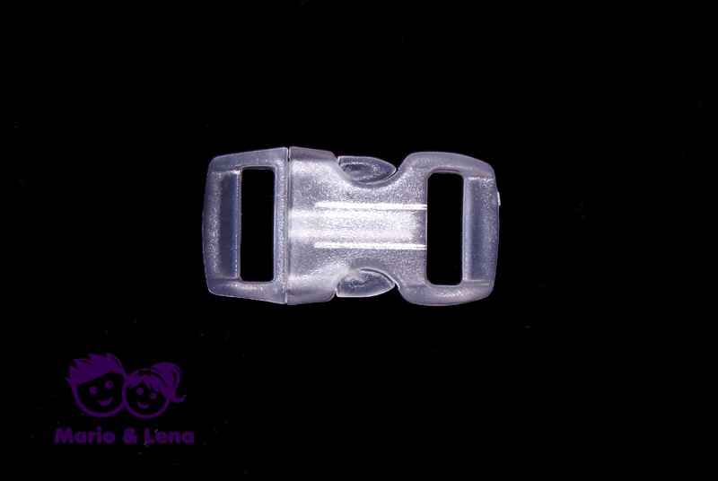 Schmuckverschluss Transparent 10mm