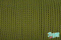 Meterware Type III 550 Cord, Farbe NEON YELLOW DIAMONDS