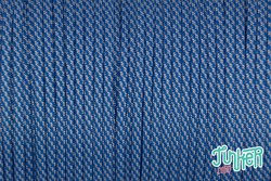 Meterware Type III 550 Cord, Farbe COLONIAL BLUE & WHITE CC