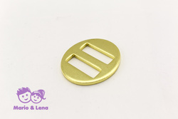 Halfterring Halfterschnalle Oval vermessingt