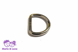 D-Ring 20 x 15 x 3,0mm Steel Silver