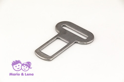Seat Belt Buckle  30mm Silver