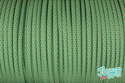 500 feet Spool Type III 550 Cord in color CREAM & TURQUOISE DIAMONDS