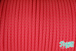 CUSTOM CUT Type III 550 Cord in color WHITE & NEON PINK...