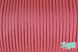 CUSTOM CUT Type III 550 Cord in color MINT & NEON PINK...