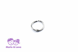Book Ring  20mm nickel-plated