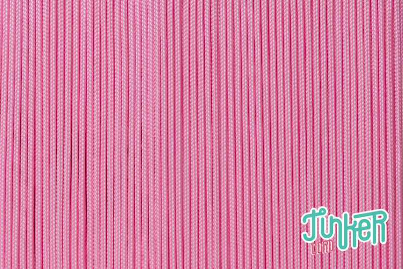 CUSTOM CUT Type I Cord in color ROSE PINK & WHITE STRIPE