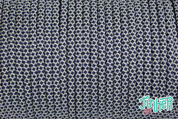 150 Meter Rolle Type III 550 Cord, Farbe CREAM & MIDNIGHT...