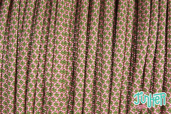 CUSTOM CUT Type III TINKER Cord in color ROSE PINK & MOSS...