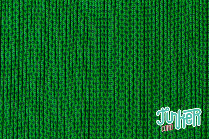 150 Meter Rolle Type I Cord, Farbe NEON GREEN & KELLY GREEN DIAMONDS