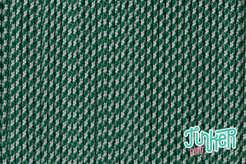 150 Meter Rolle Type II 425 Cord, Farbe WHITE & KELLY GREEN CC