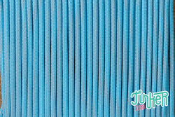 Meterware Type III TINKER Cord, Farbe WHITE & BABY BLUE...