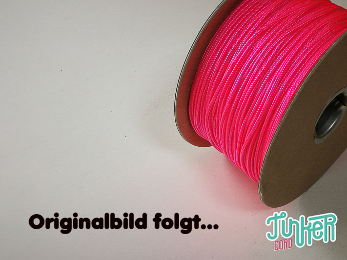 CUSTOM CUT Type I TINKER Cord in color NEON PINK & ROSE PINK STRIPE
