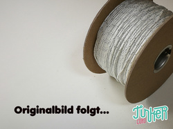 Meterware Type I TINKER Cord, Farbe WHITE & SILVER METALLIC