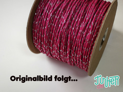 CUSTOM CUT Type II TINKER Cord in color FUCHSIA & SILVER...
