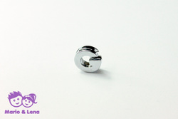Chrom Letter - G - to bead 14mm Silver