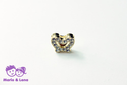 Strassanhnger zum Aufschieben Schmetterling Gold