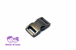 Aluminium Buckle 5/8  brass, antique
