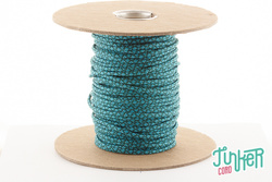 Meterware Type II TINKER Cord, Farbe TEAL & NEON TURQUISE...