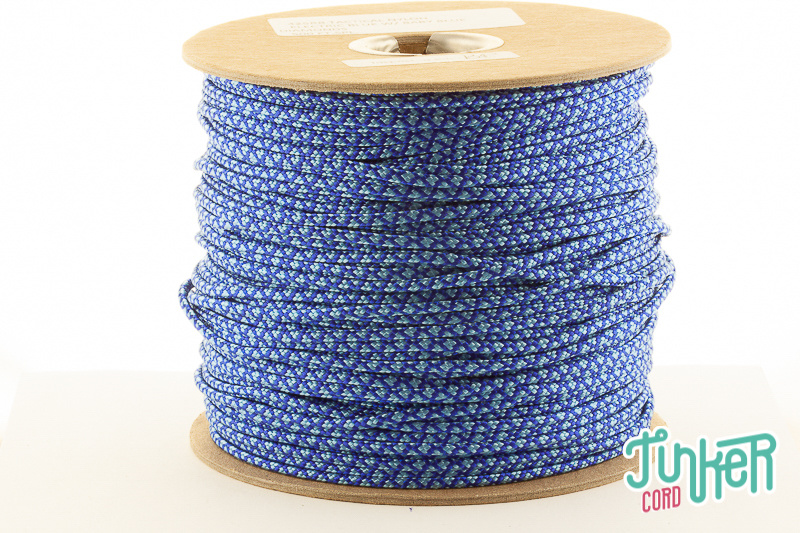 150m Rolle Type II TINKER Cord, Farbe ELECTRIC BLUE & BABY BLUE DIAMONDS