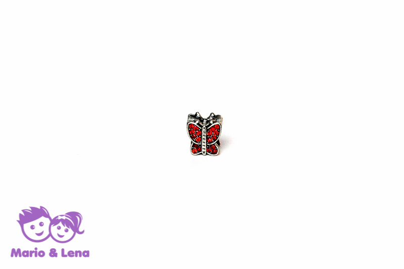 Bead Red Butterfly