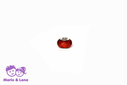 Resin Bead Orange Glitter