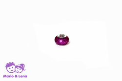 Resin Bead Purple Glitter