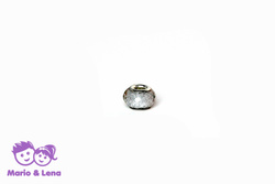 Resin Bead Silver Glitter