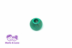 Basketball Bead Dark Green