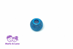 Korbball Perle Turquoise 14x14mm