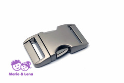 Aluminium Buckle 1  silver, satined
