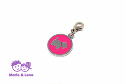 Necklace Pendant Dog Rose 20mm