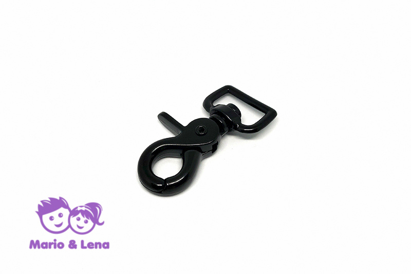 Scissors Carabiner 20mm x 59mm Black