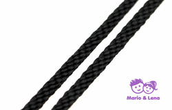 PPM-Seil, Black, Spiralgeflecht 8mm