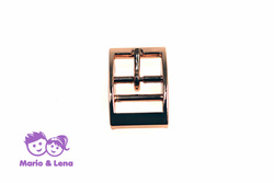 Doppelstegschnalle  Rosegold 20mm
