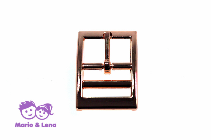 Double Buckle  rosegold 25mm
