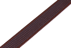 Rubber Webbing 20mm, Brown