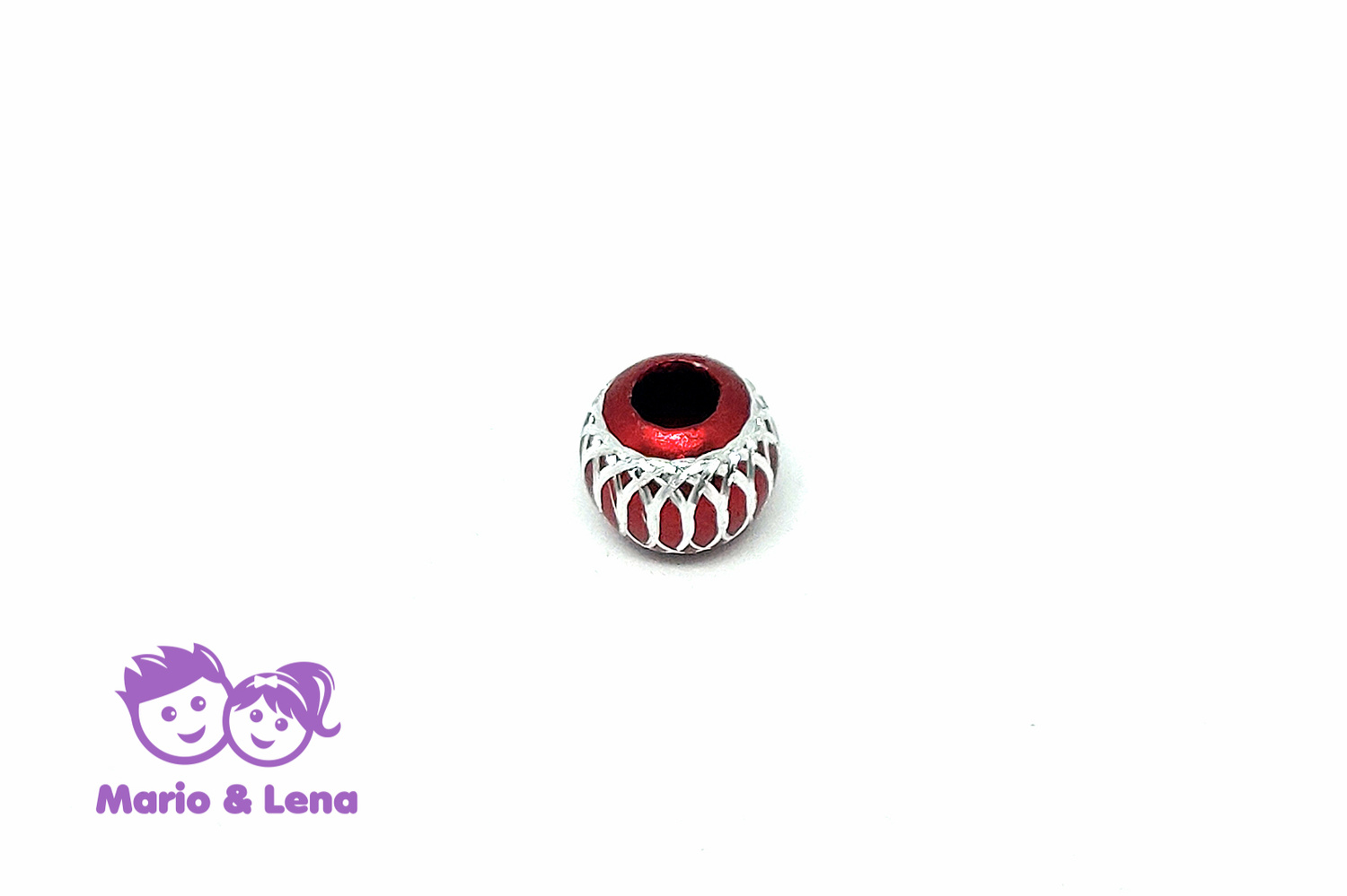 Bead Red silver raster