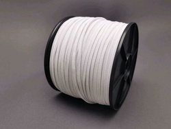 3mm Gummiband 250m-Rolle - wei