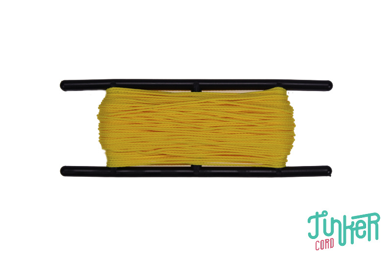 100 feet Winder Micro Cord 90 in color CANARY YELLOW
