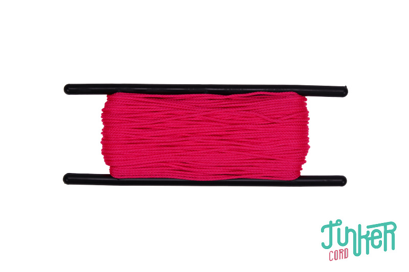 100 feet Winder Micro Cord 90 in color NEON PINK